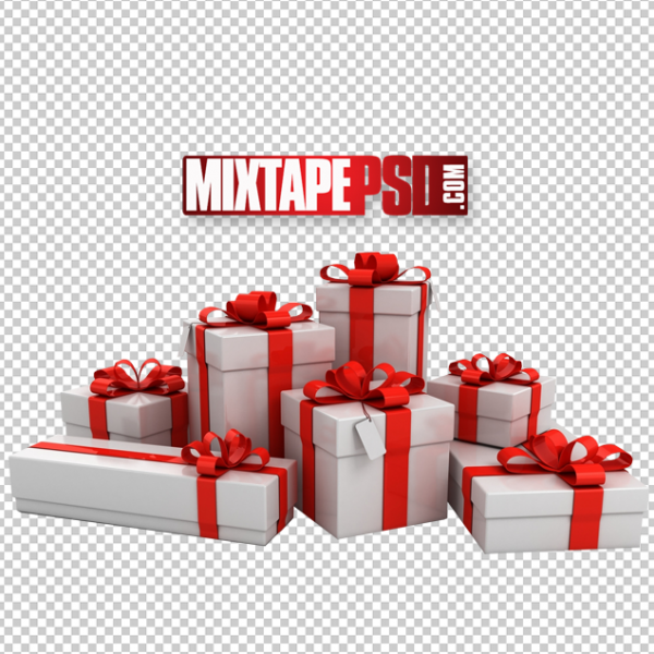 3D Christmas Presents Template
