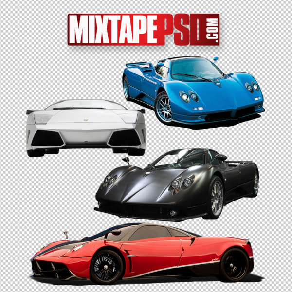 Exotic Cars Template 2 PNG Image