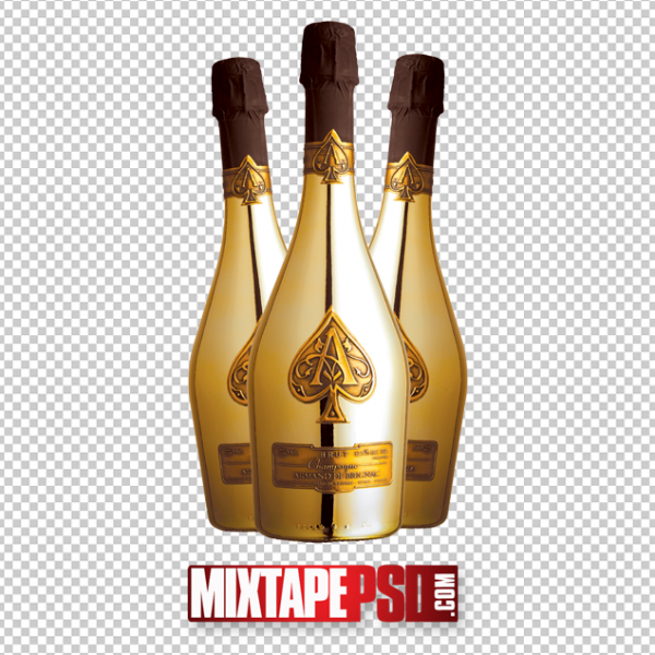 Gold Armand Bottles Template