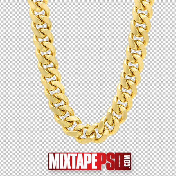 Gold Chain PNG 3