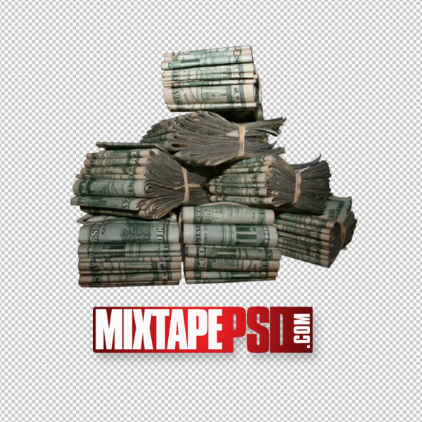 Old Stack of Money PNG Image