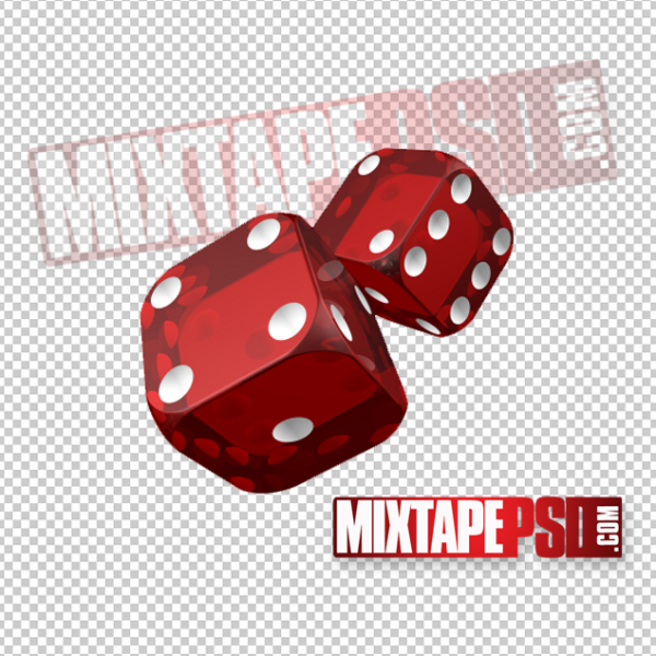 Rolling Red Dice PNG