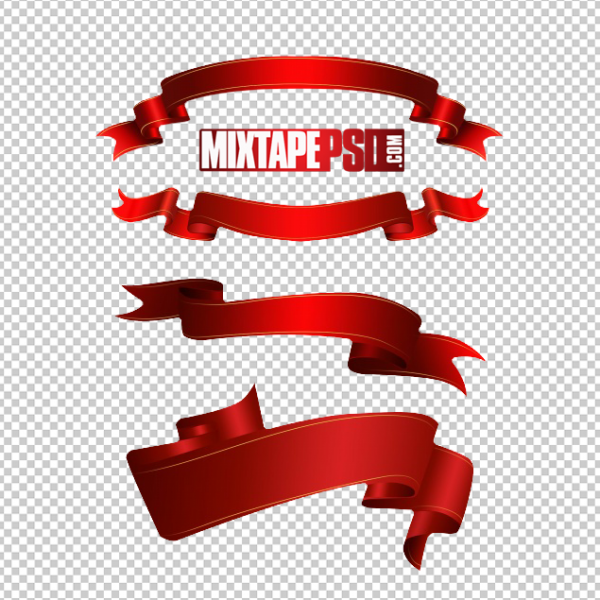 Red Ribbons PNG