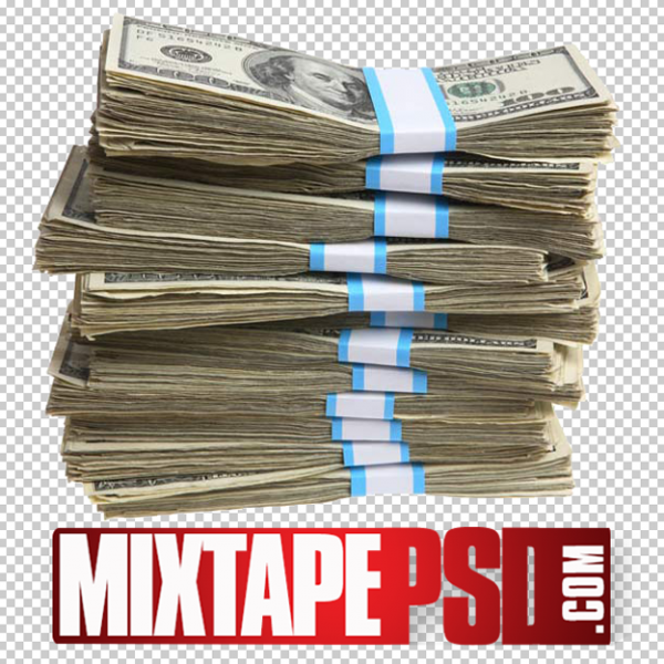 Old Stack of Money 6 PNG Image