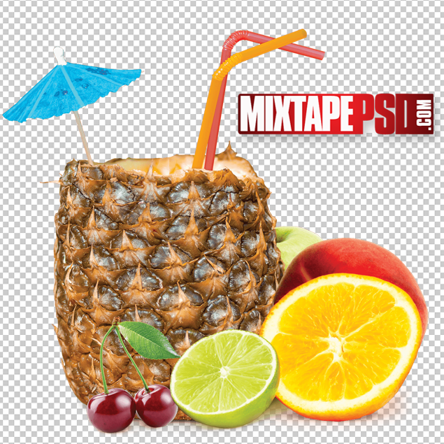 Tropical Drink Logo Concept PNG Images