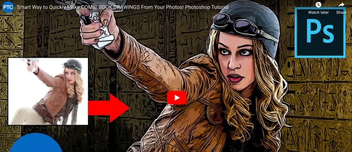 How to Make Comic Book Drawings in Photoshop