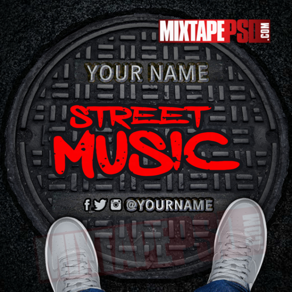 Mixtape Cover Template Street Music 2