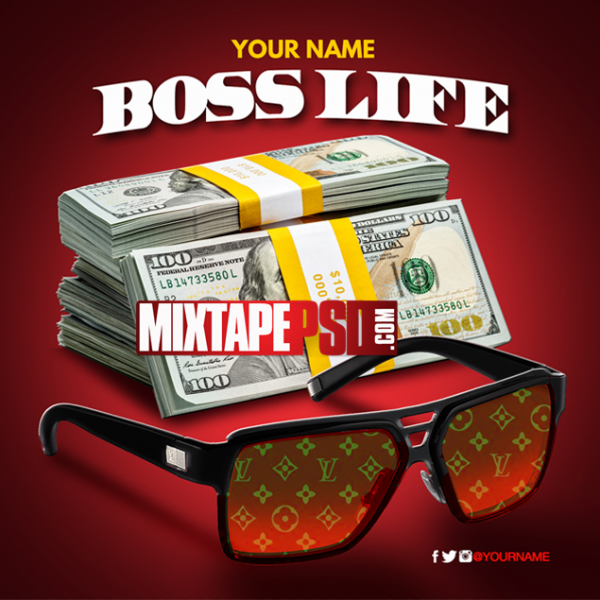 Mixtape Cover Template Boss Life 5