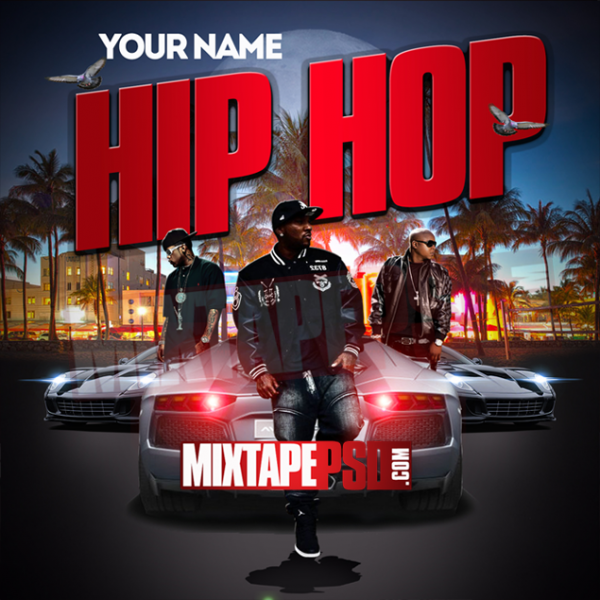Mixtape Cover Template Hip Hop 2 Graphic Design