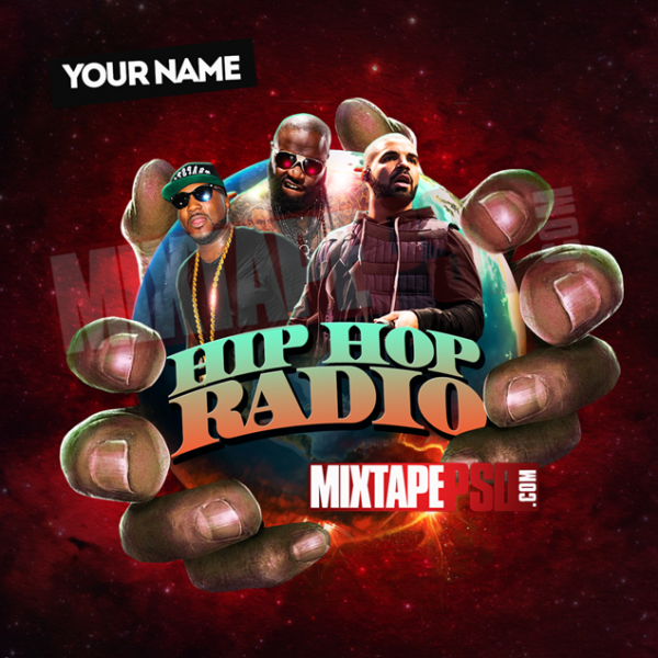 Mixtape Cover Template Hip Hop Radio 17