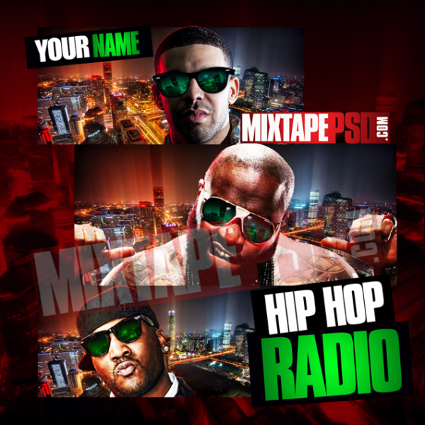 Mixtape Cover Template Hip Hop Radio 21