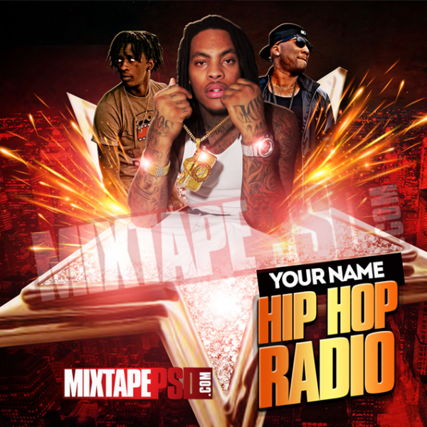 Mixtape Cover Template Hip Hop Radio 25