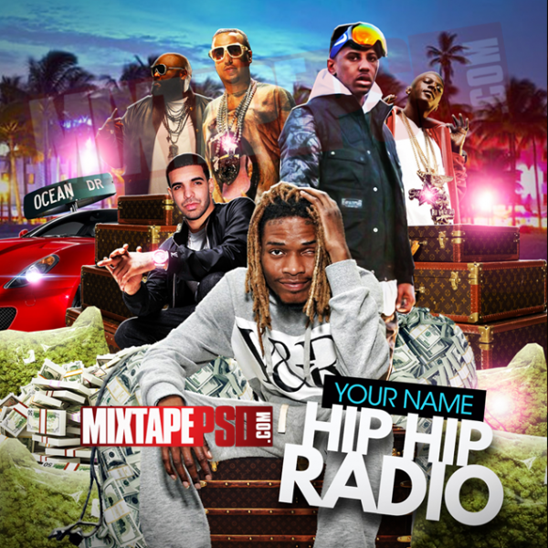 Mixtape Cover Template Hip Hop Radio 26
