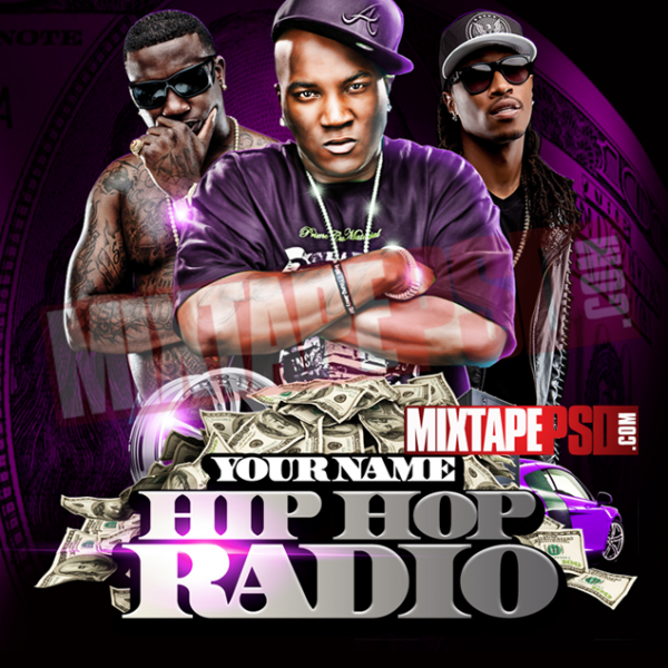 Mixtape Cover Template Hip Hop Radio 30