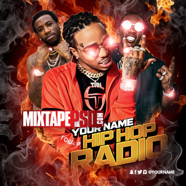 mixtape-cover-template-hip-hop-radio-77-graphic-design-mixtapepsds-com