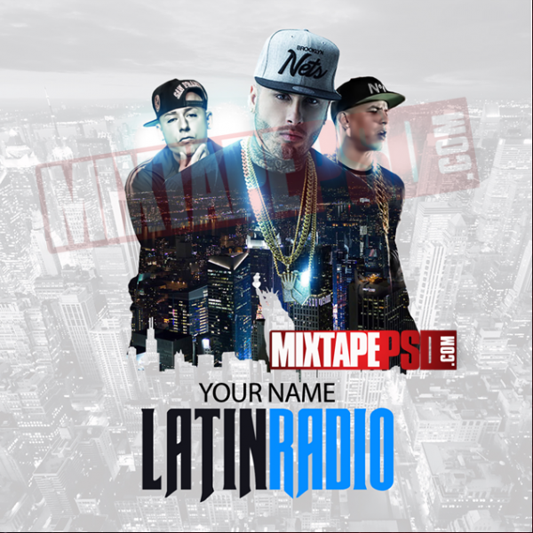 Mixtape Cover Template Latin Radio 6