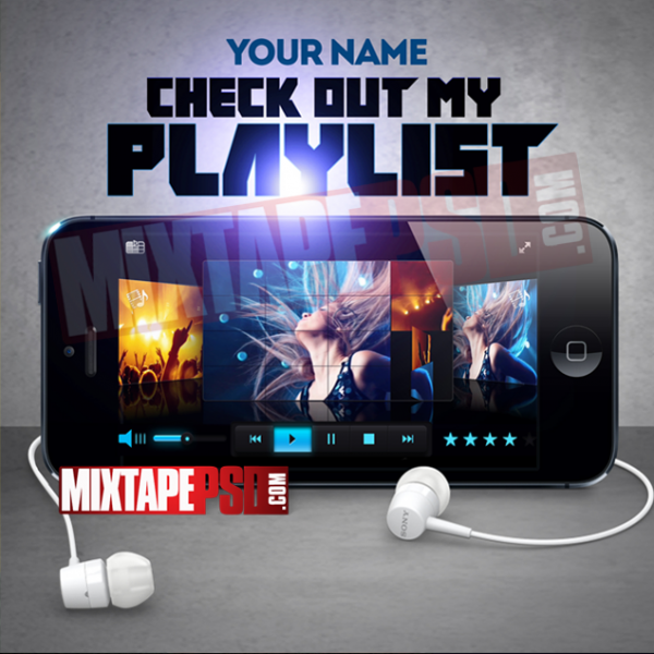 Mixtape Cover Template Check Out My Playlist
