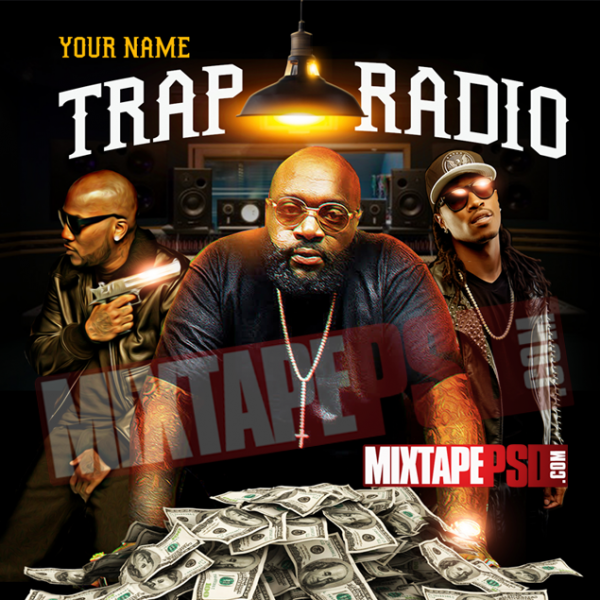 Mixtape Cover Template Trap Radio 2