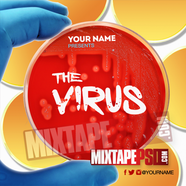 Mixtape Cover Template The Virus, Album Covers, Graphic Design, Graphic Designer, How to Make a Mixtape Cover, Mixtape, Mixtape cover Maker, Mixtape Cover Templates, Mixtape Covers, Mixtape Designer, Mixtape Designs, Mixtape PSD, Mixtape Templates, Mixtapepsd, Mixtapes, Premade Mixtape Covers, Premade Single Covers, PSD Mixtape, Custom Mixtape Covers