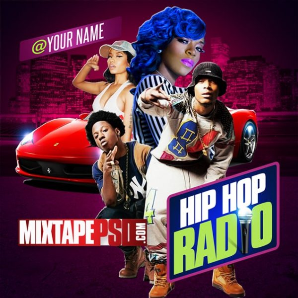 Free Mixtape Cover Template Hip Hop Radio 3
