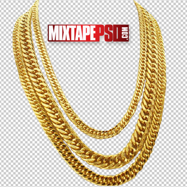 Gold Chain PNG 4