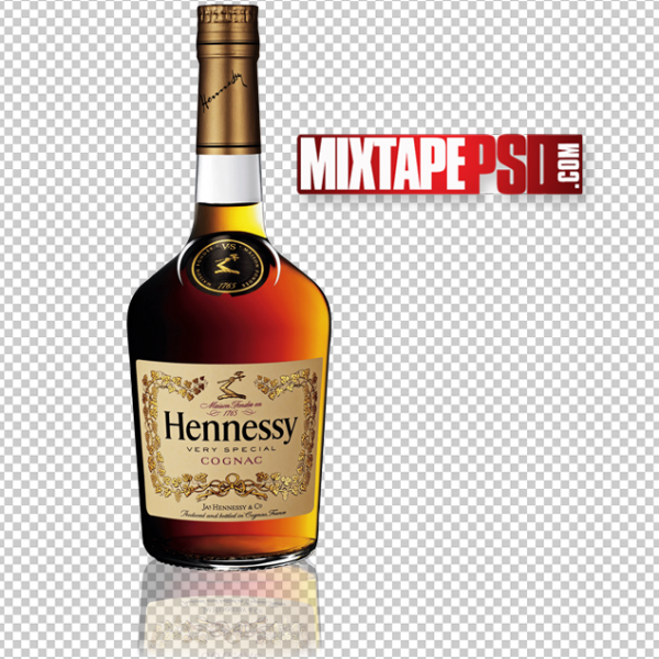 Hennessy Bottle PNG 4