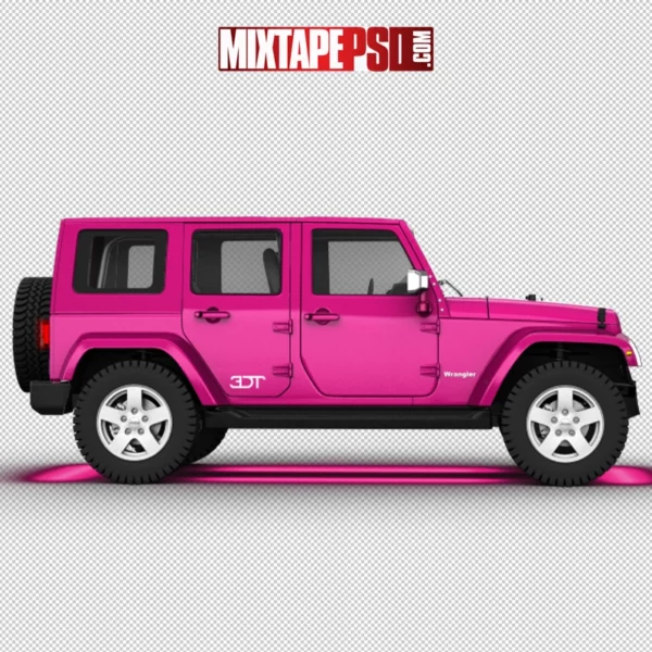 Pink Wrangler Jeep
