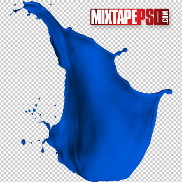 HD Navy Blue Paint Splatter