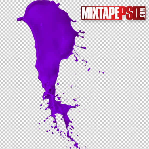 HD Purple Paint Splatter