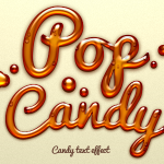 Free Pop Candy Text Effect