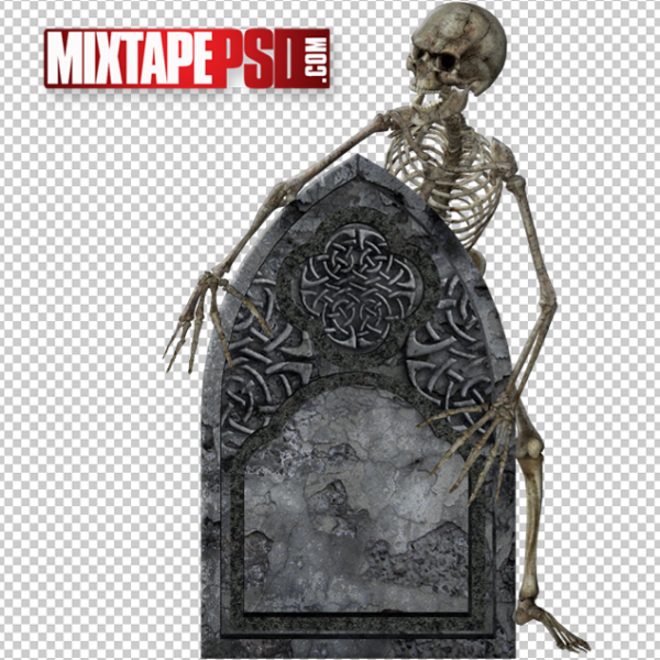 Halloween Skeleton Tombstone