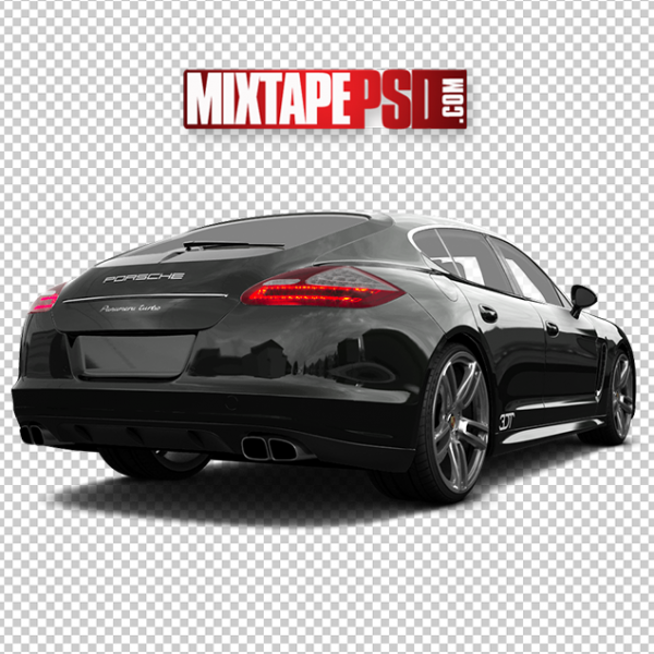 Download Black Porsche Rear Best Graphic Designs Mixtapepsds