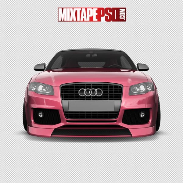 Pink Front Audi, pngs, official psd, officialpsd, psd official, official psds, png images, image png, images png, png backgrounds, transparent png, free png, png tree, png transparent background, free png image, transparent images