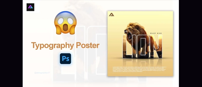 How to create a Typography Poster Design using Masking Effect in Photoshop